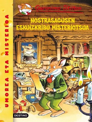 cover image of Nostrasagusen eskuizkribu misteriotsua